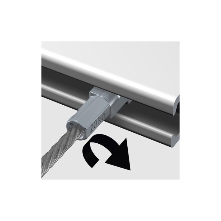 2,0 mm Cliq2Fix Hoved med Perlontråd - pr. 10 stk.
