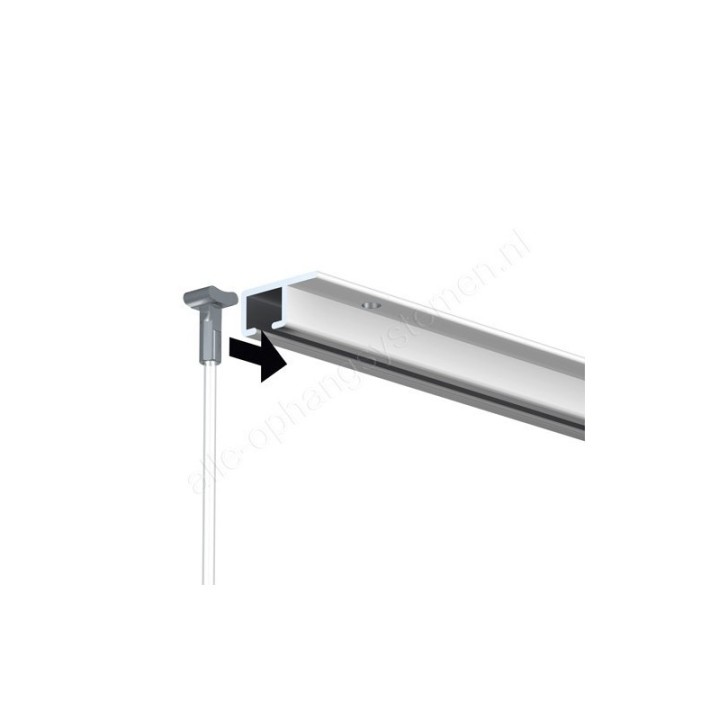 Alambre de acero Artiteq de 2,0 mm con deslizador sólido - 20 kg