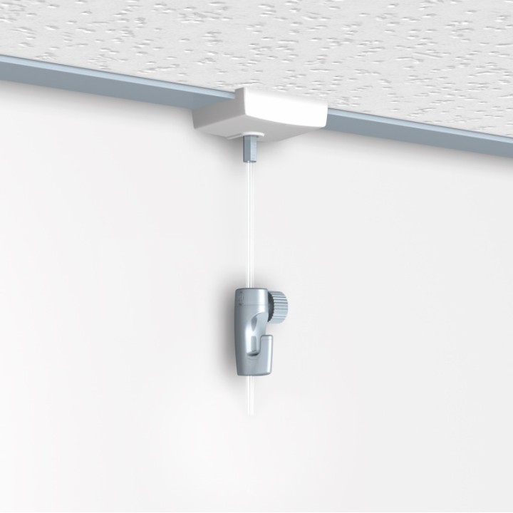 Newly H400 Pince plafond avec fil 2m et crochet - 5kg