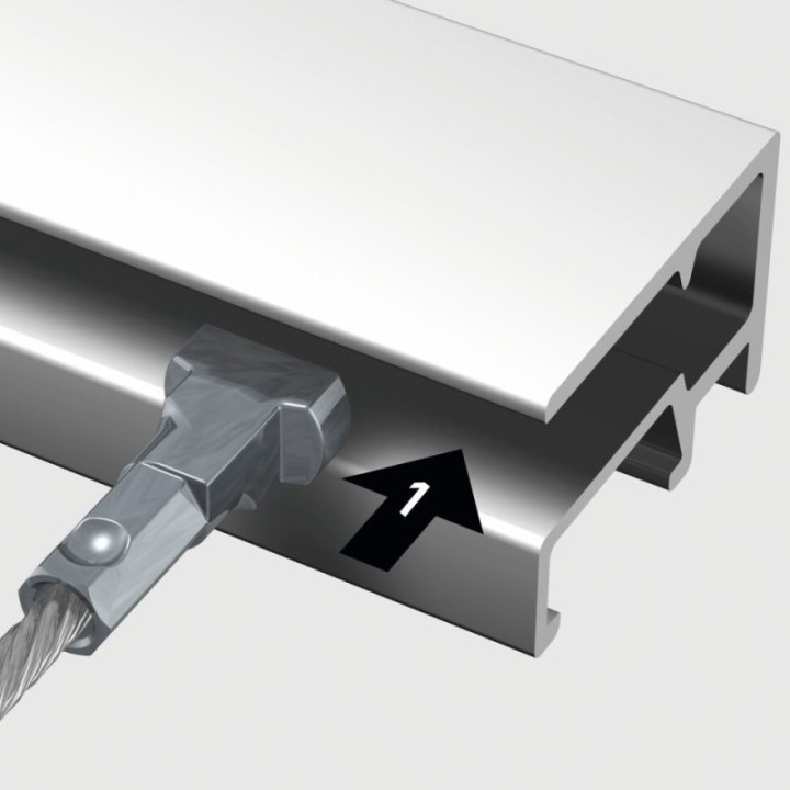 Newly 2,0 mm Perlon wire med Twister hoved
