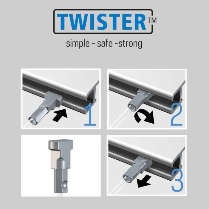 Artiteq 2,00mm Twister Perlon Wire