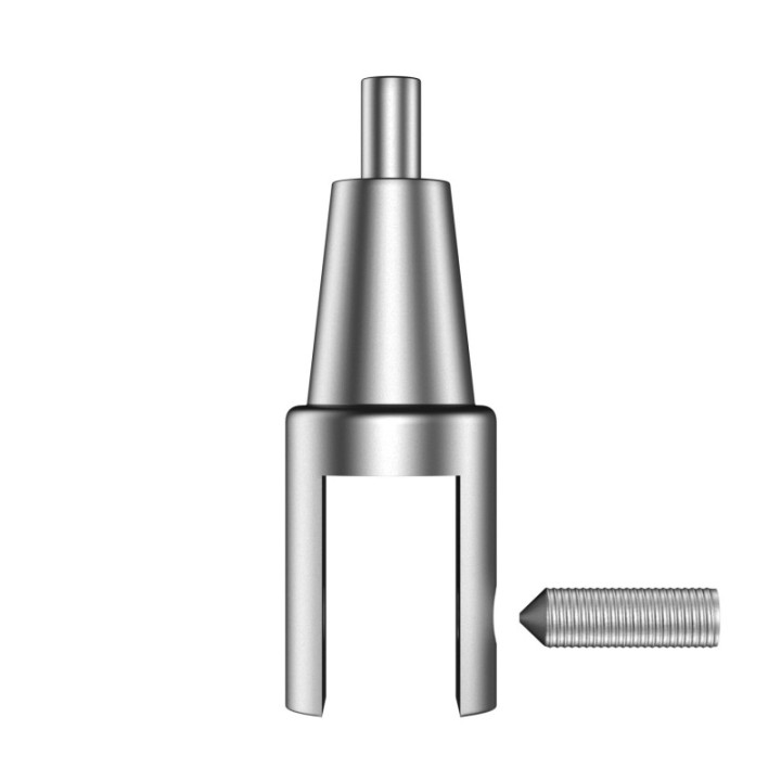 GeckoTeq Top Clamp Selvlåsende klemme til glaspaneler op til 10 mm - 20 kg