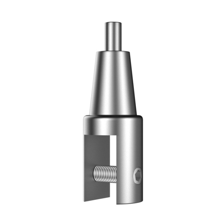 GeckoTeq Top Clamp Abrazadera autoblocante para paneles de vidrio de hasta 10 mm - 20 kg