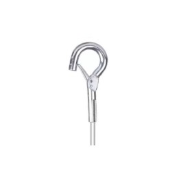 GeckoTeq 1,5mm Perlon wire med sikkerhedskrog - 2 meter