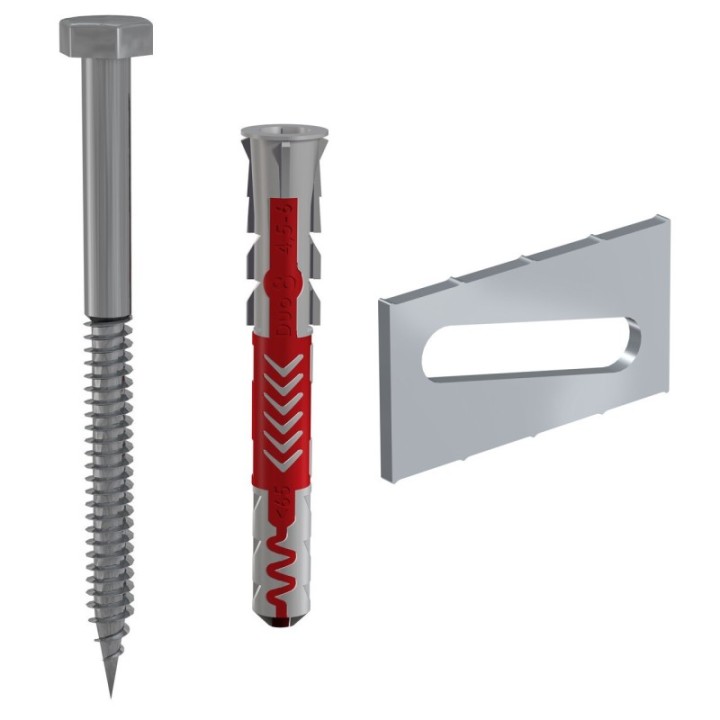 Newly R70 Museum Rail Mounting set para un riel de 2 metros