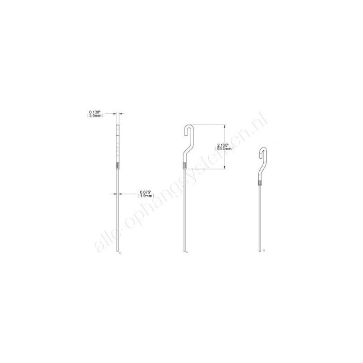 GeckoTeq Fil Perlon 2.0mm pour Rail Classique