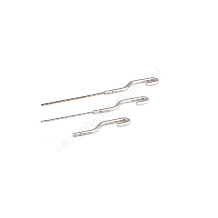 Fil d'acier GeckoTeq 2,0 mm pour rail classique