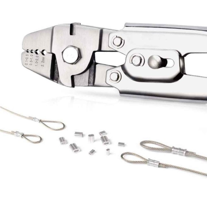GeckoTeq Robuste Crimp- und Schneidzange