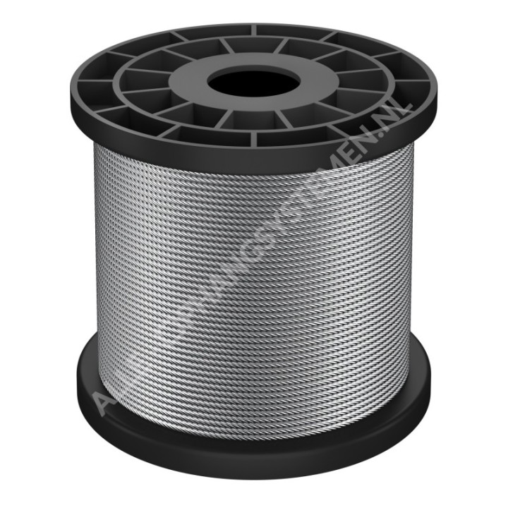 GeckoTeq Steel wire 1.5mm non-knottable - per 2 meters