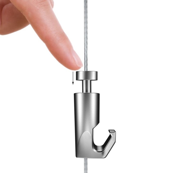 GeckoTeq Zelfremmende Slim-line haak