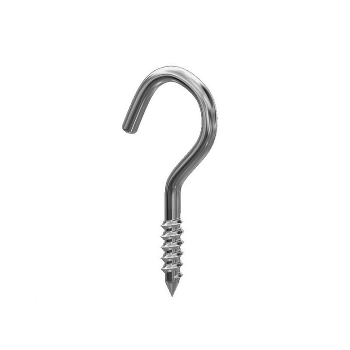GeckoTeq - Open Screw Hook ocynkowany - w 3 rozmiarach