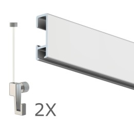 Aufhängeset 2 Meter BASIC – Qualitätsschiene Artiteq
