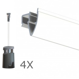 Suspension set 6 meters CEILING - Artiteq quality rail