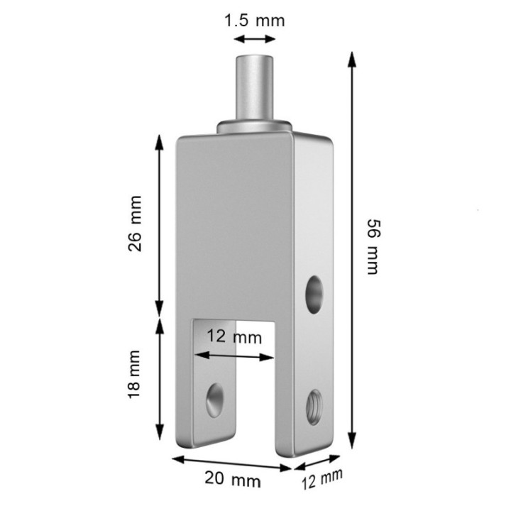 GeckoTeq Akustikplattenklemmen 12,0mm - 25kg