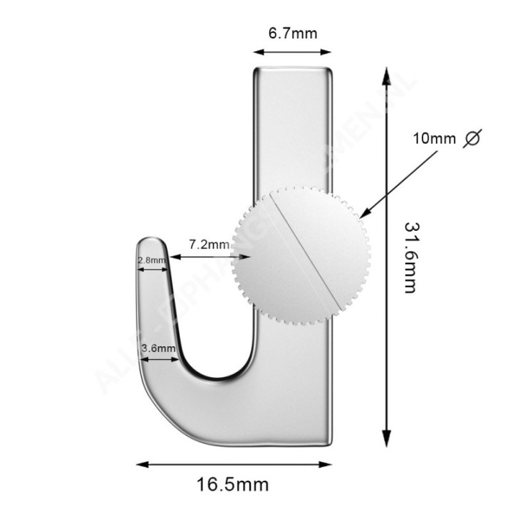 GeckoTeq Maalauskoukku Raskas - 10kg