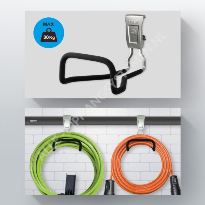 GeckoTeq Tools Sistema colgante - Gancho para manguera de jardín GSH14
