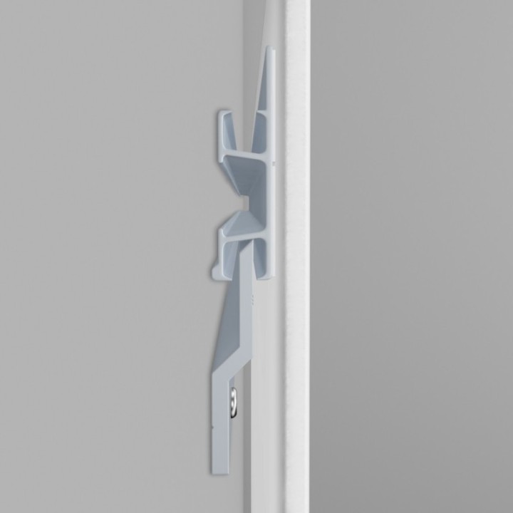 GeckoTeq Cleat Z Bar Self-Adhesive Hanging Rail - per set of 2