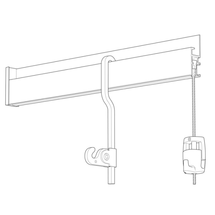 Newly 4x4mm Stange U-Top Alu - für R30