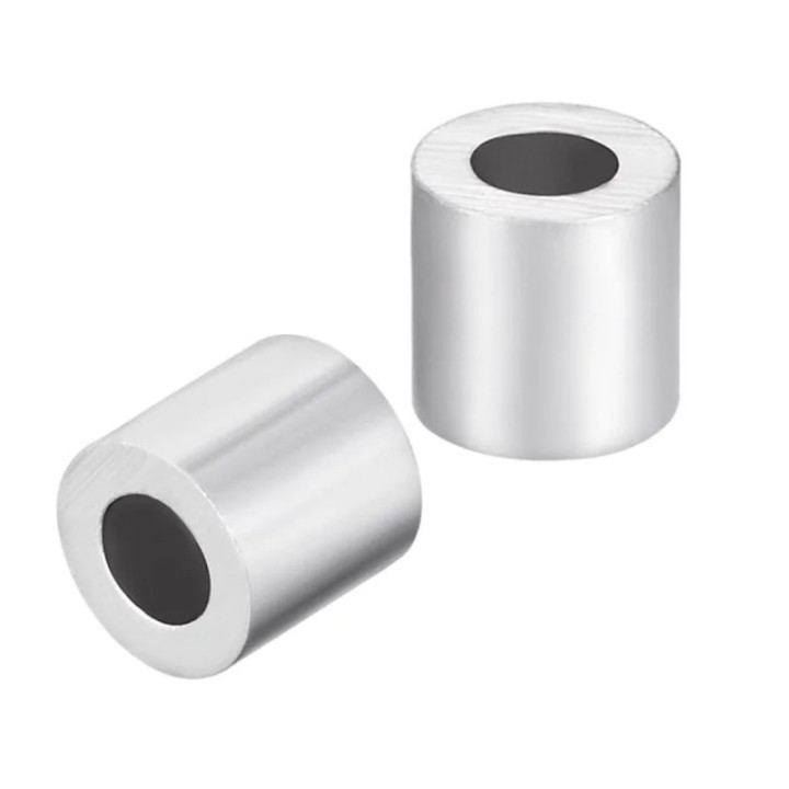 GeckoTeq Casquillo de compresión con tope de cable para fabricante de pezones con extremo roscado - 7 kg
