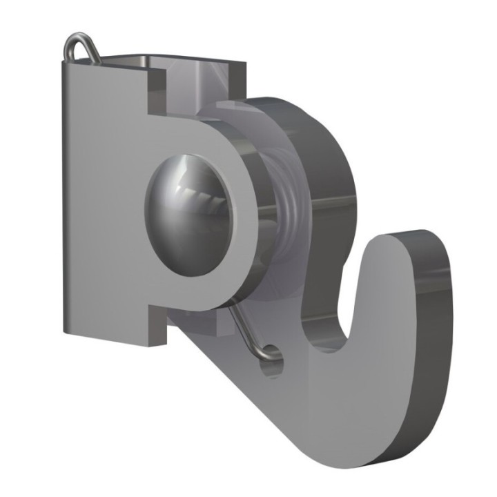 Artiteq Klemmhaken 4x4mm Aluminium - 20kg
