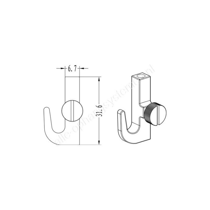 GeckoTeq Haken Schwer - 10 kg
