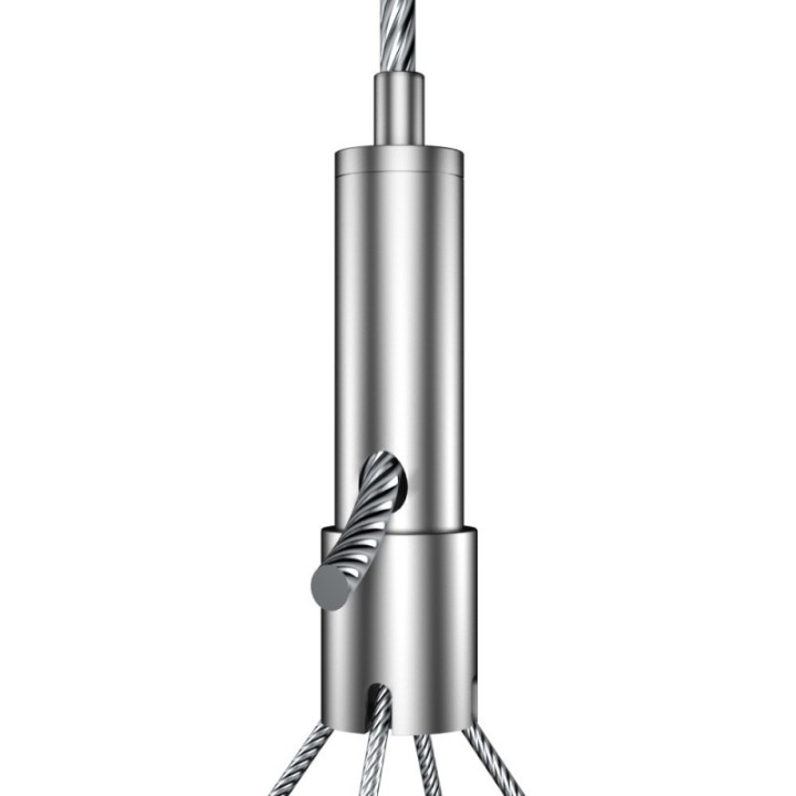 Geckoteq Morsetto portafilo autofrenante con base divisoria - 20kg