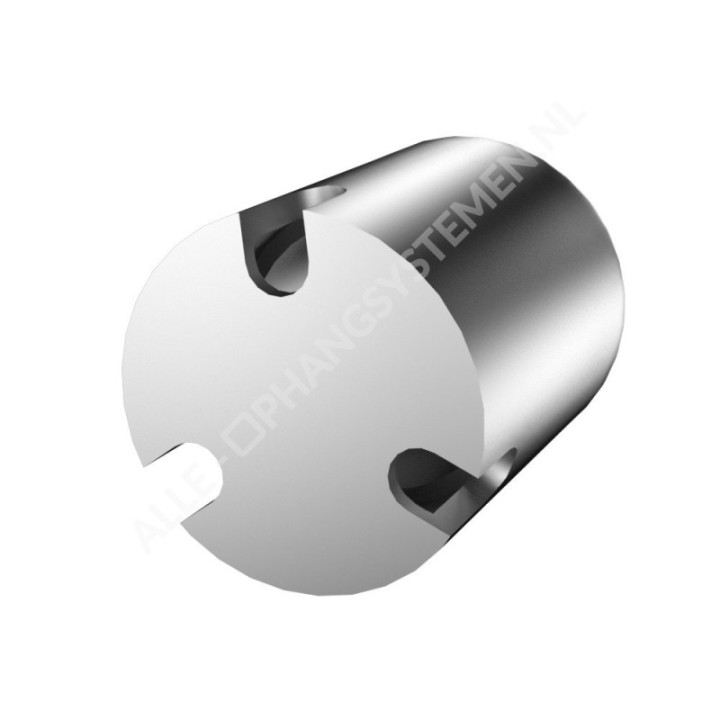 Ancoraggio a soffitto con vite e splitter per 3 fili - 15 kg