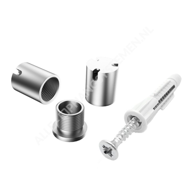 Ancoraggio a soffitto con vite e splitter per 3 fili - 15 kg