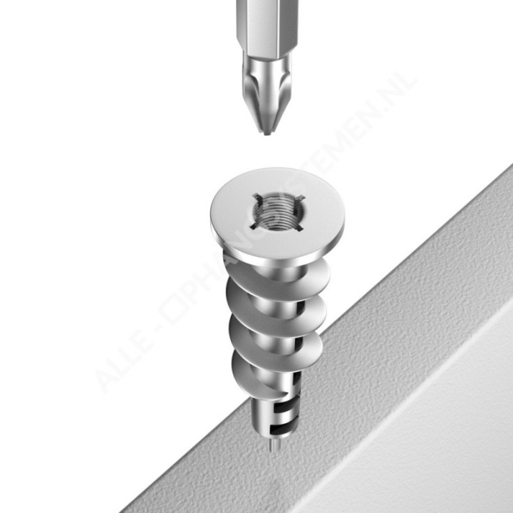 Ancoraggio a spirale a vite Geckoteq con Gripper
