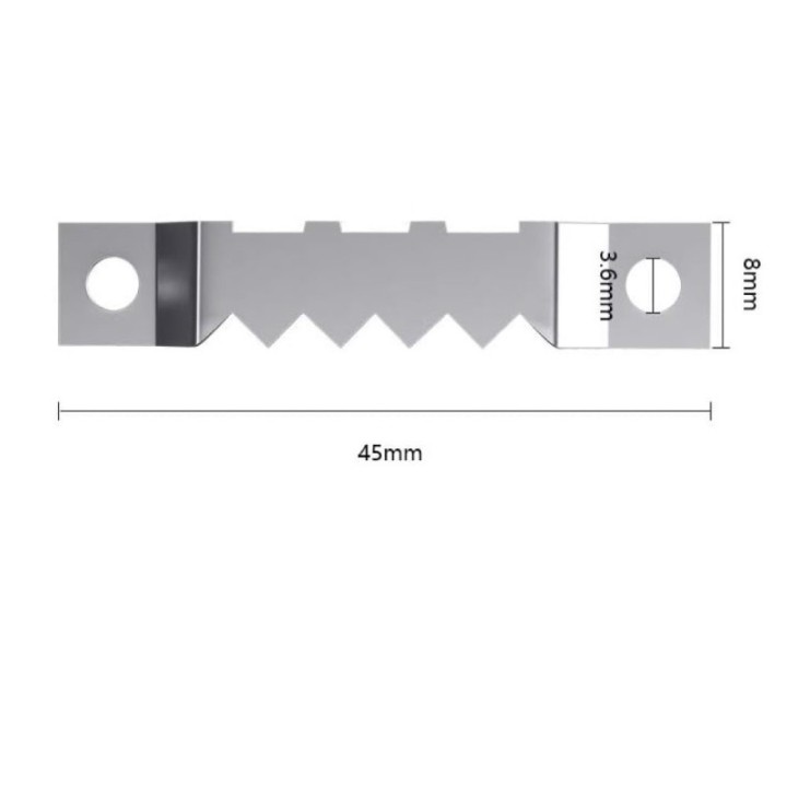 Colgador de dientes de sierra GeckoTeq 48 mm - 7 kg