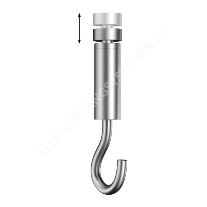 GeckoTeq Itselukittuva silmukkakoukku - 20kg