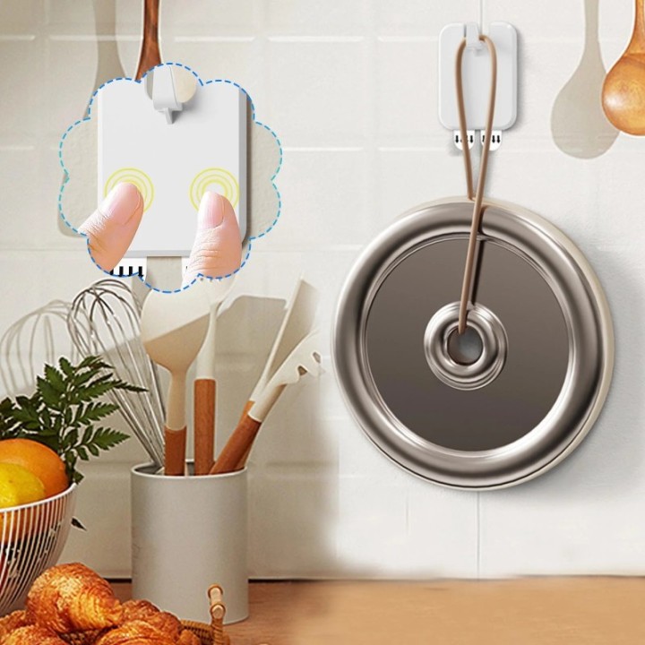 Self-adhesive wall hook – strong adhesive hook without drilling
