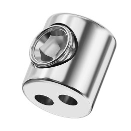 Wire clamp with Allen key - Double cable clamp