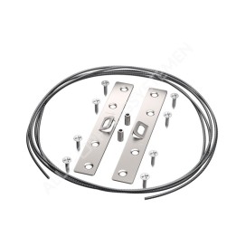 GeckoTeq ståltrådsset för bildupphängningssystem 4