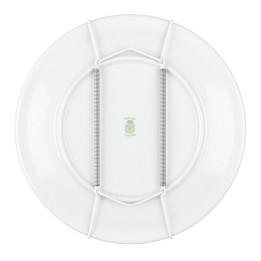 Colgador de platos GeckoTeq en blanco para platos de 9 a 41cm