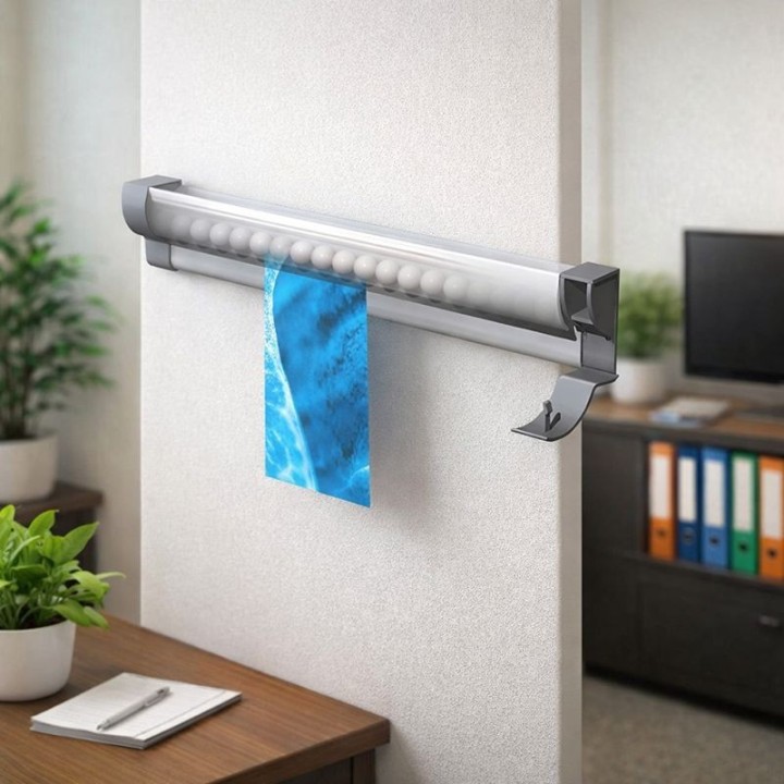 Artiteq Memo- Info- Marble Paper Rail incl. end caps and mounting materials