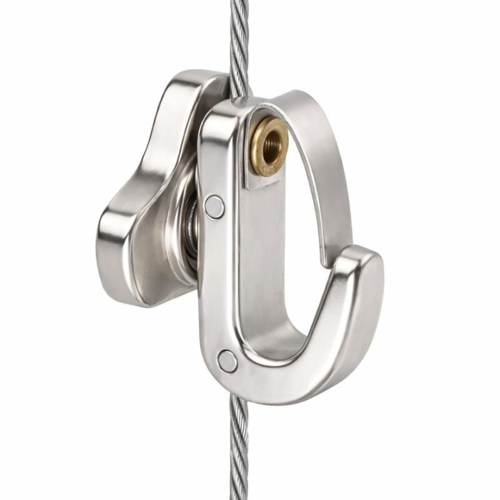 GeckoTeq Picture hanging hook with safety clip – 10 kg