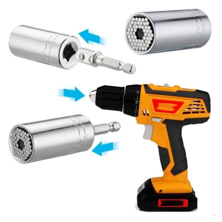 Gator Grip "Magic Socket" lub uniwersalny klucz nasadowy samonastawny.