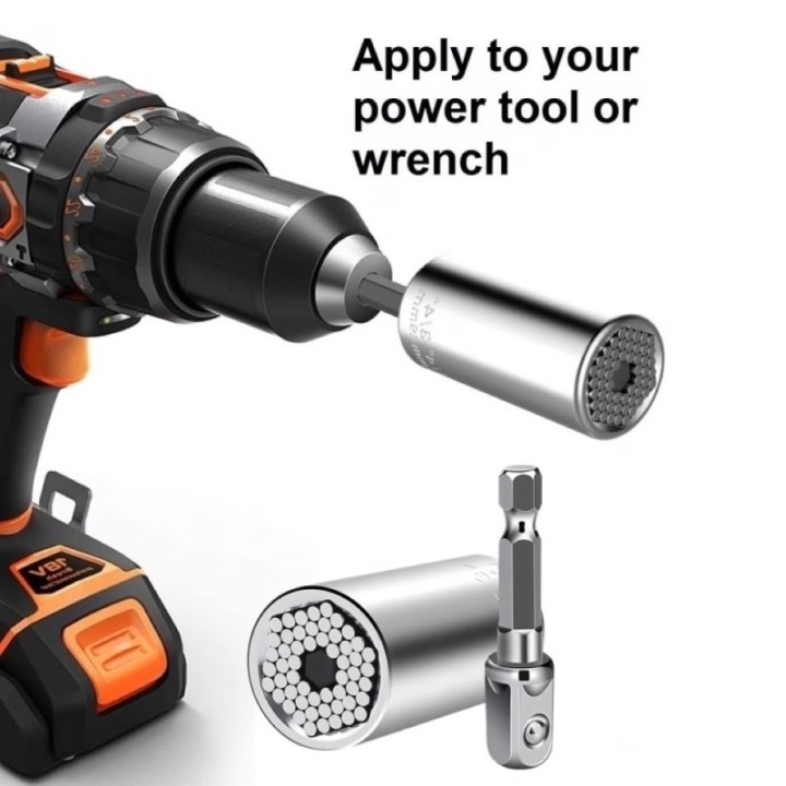 Gator Grip "Magic Socket" o chiave a bussola universale autoregolante.
