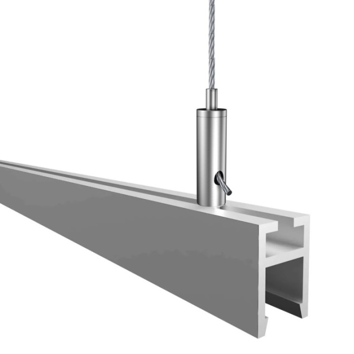 GeckoTeq Pinza de agarre para riel de panel PET – 20 kg