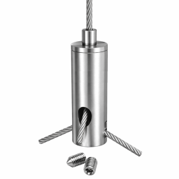 GeckoTeq Serre-câble autobloquant avec vis allen - 20kg