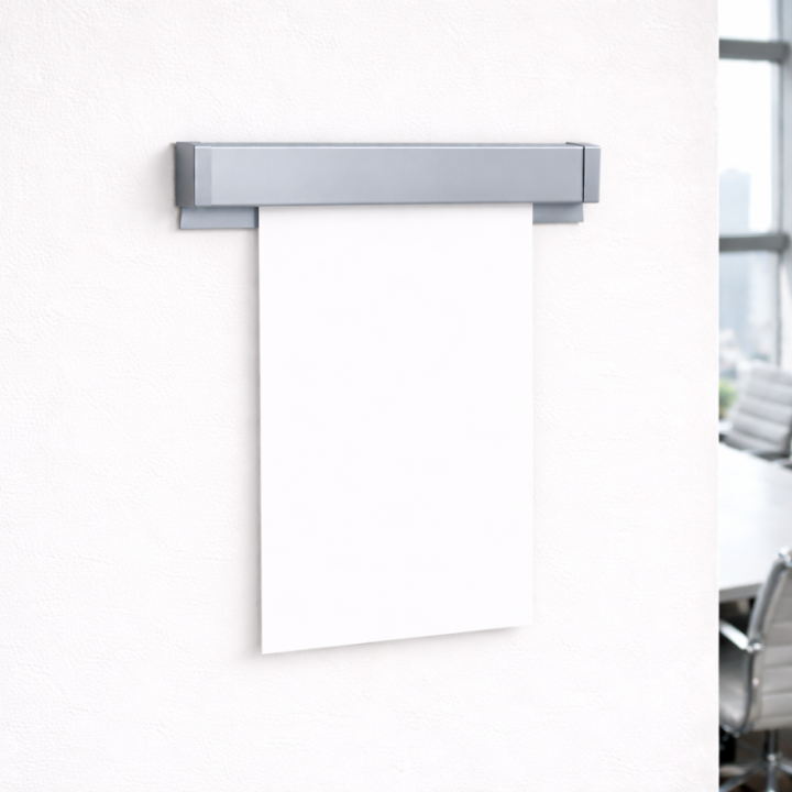 Memo Rail Paper Rail - Perfil de abrazadera ajustado de 25 cm para mensajes intercambiables