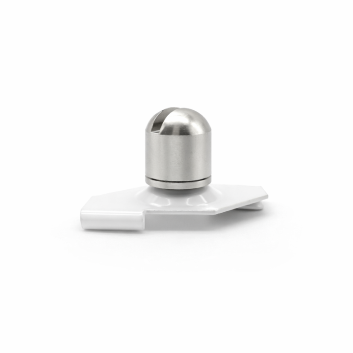 GeckoTeq Ancorante a soffitto convesso avvitabile per 1 o 2 fili - 15kg
