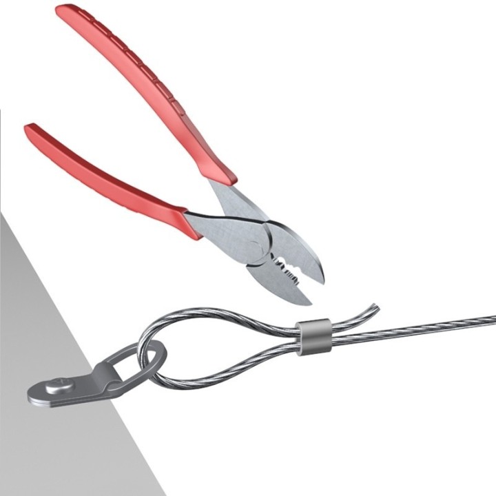 Zestaw linek stalowych GeckoTeq do systemu zawieszania obrazów 1