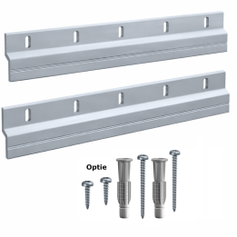 GeckoTeq French Cleat Z Bar Hanging Rail - per set of 2