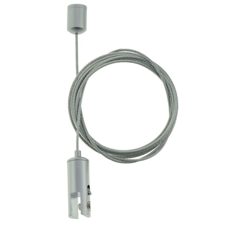 GeckoTeq Plafondnok Kabel systeem 6 mm - met Zelfremmende klem