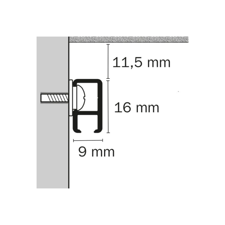 STAS MiniRail (ei tasossa katon kanssa)