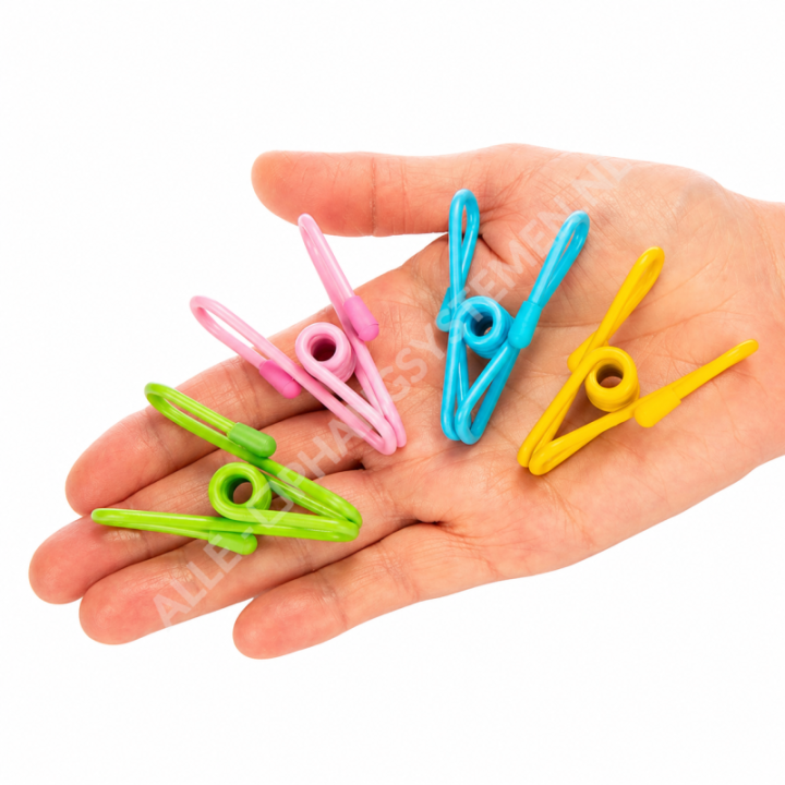 Pinces à photos couleur GeckoTeq - lot de 10