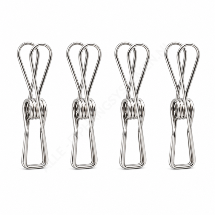 Clips para fotos de acero inoxidable GeckoTeq - paquete de 10 unidades
