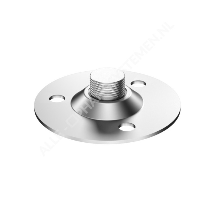 GeckoTeq Round mounting flange (Rosette) with central thread